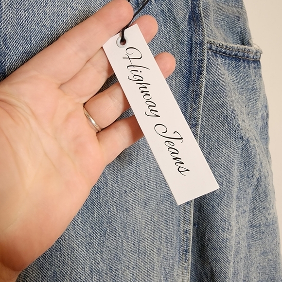 NWT Highway Jeans Plus Size Denim asymmetrical skort. Women's plus size 24. - Picture 10 of 16